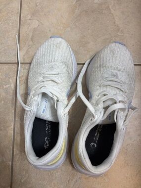 White Knit Athletic Sneakers Nike